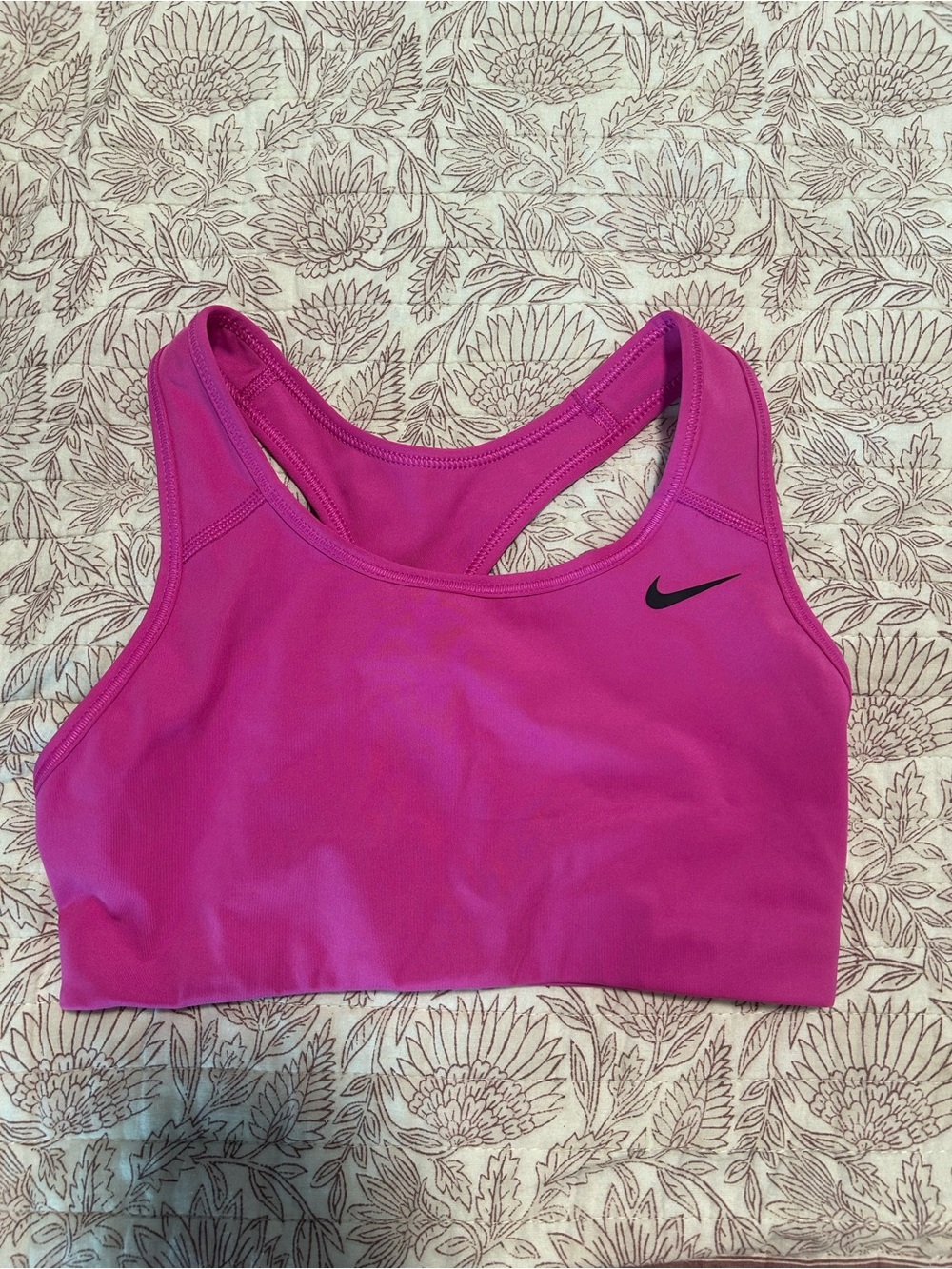 Nike Hot Pink Dri-FIT Racerback Sports Bra